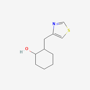 2-(Thiazol-4-ylmethyl)cyclohexan-1-ol