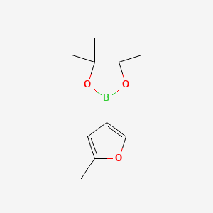 4,4,5,5-Tetramethyl-2-(5-methylfuran-3-yl)-1,3,2-dioxaborolane