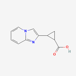 2-(Imidazo[1,2-a]pyridin-2-yl)cyclopropane-1-carboxylic acid