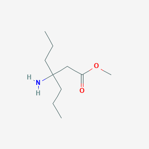 Methyl 3-amino-3-propylhexanoate