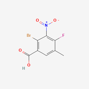 2-Bromo-4-fluoro-5-methyl-3-nitrobenzoic acid