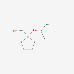 1-(Bromomethyl)-1-(sec-butoxy)cyclopentane