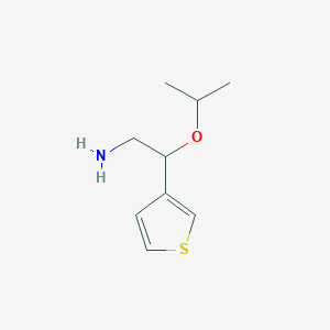 2-Isopropoxy-2-(thiophen-3-yl)ethan-1-amine