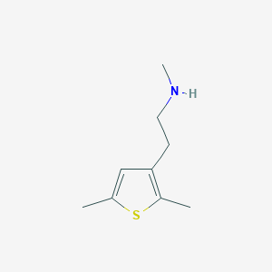 2-(2,5-Dimethylthiophen-3-yl)-N-methylethan-1-amine