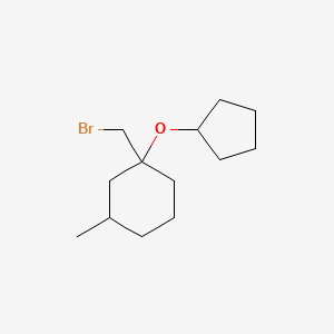 1-(Bromomethyl)-1-(cyclopentyloxy)-3-methylcyclohexane