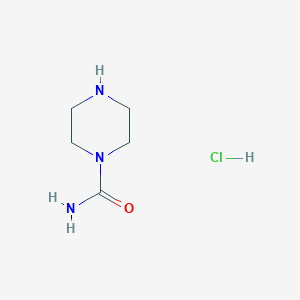 molecular formula C5H12ClN3O B1362177 哌嗪-1-甲酰胺盐酸盐 CAS No. 474711-89-2
