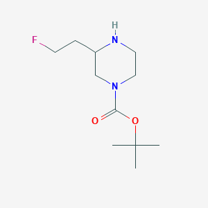 Tert-butyl 3-(2-fluoroethyl)piperazine-1-carboxylate