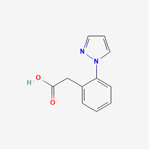 2-[2-(1H-pyrazol-1-yl)phenyl]acetic acid