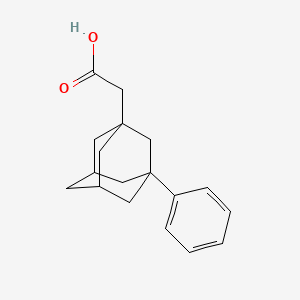 B1362190 (3-Phenyl-1-adamantyl)acetic acid CAS No. 161036-56-2
