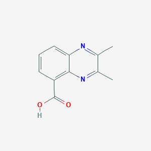 molecular formula C11H10N2O2 B1362198 2,3-二甲基喹喔啉-5-羧酸 CAS No. 6924-67-0