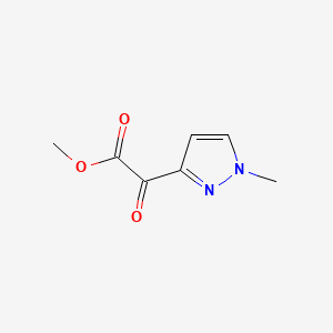 methyl 2-(1-methyl-1H-pyrazol-3-yl)-2-oxoacetate