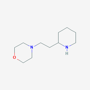 molecular formula C11H22N2O B1362214 4-(2-哌啶-2-基乙基)吗啉 CAS No. 216985-68-1