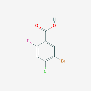 molecular formula C7H3BrClFO2 B1362217 5-溴-4-氯-2-氟苯甲酸 CAS No. 289038-22-8