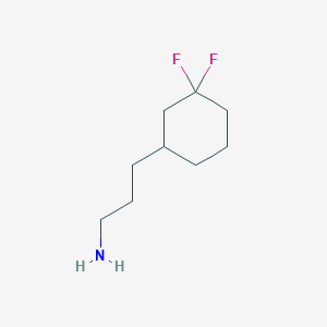 3-(3,3-Difluorocyclohexyl)propan-1-amine