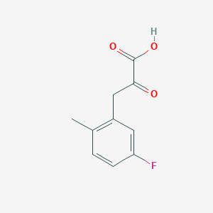 3-(5-Fluoro-2-methylphenyl)-2-oxopropanoic acid