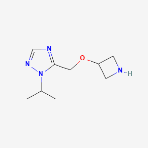 5-((Azetidin-3-yloxy)methyl)-1-isopropyl-1h-1,2,4-triazole