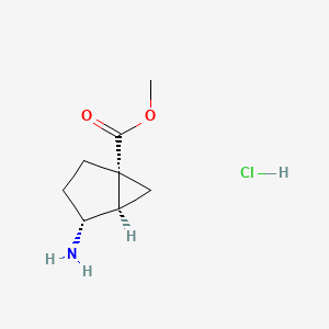 rac-methyl (1R,4R,5R)-4-aminobicyclo[3.1.0]hexane-1-carboxylate hydrochloride