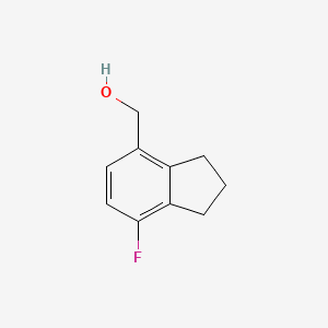 (7-fluoro-2,3-dihydro-1H-inden-4-yl)methanol