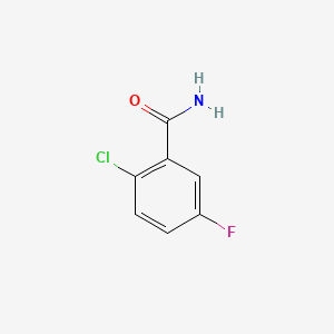 molecular formula C7H5ClFNO B1362230 2-Chloro-5-fluorobenzamide CAS No. 88487-25-6
