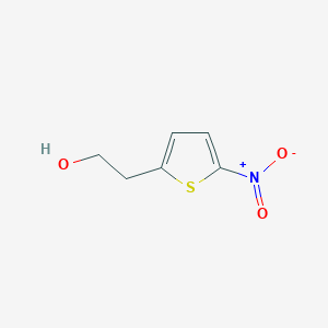 molecular formula C6H7NO3S B13622321 2-(5-Nitrothiophen-2-yl)ethan-1-ol 