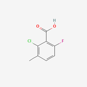 molecular formula C8H6ClFO2 B1362234 2-氯-6-氟-3-甲基苯甲酸 CAS No. 32890-89-4