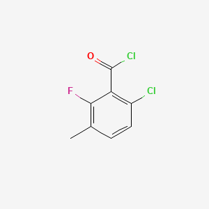molecular formula C8H5Cl2FO B1362235 6-Chloro-2-fluoro-3-methylbenzoyl chloride CAS No. 261762-81-6