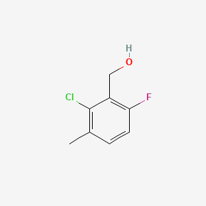 molecular formula C8H8ClFO B1362236 2-Chloro-6-fluoro-3-methylbenzyl alcohol CAS No. 261762-83-8
