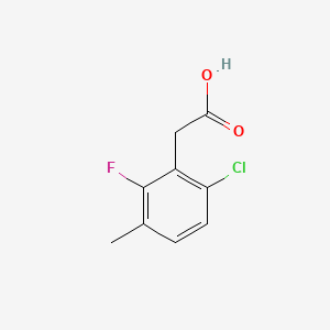 molecular formula C9H8ClFO2 B1362238 6-Chloro-2-fluoro-3-methylphenylacetic acid CAS No. 261762-93-0