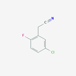 molecular formula C8H5ClFN B1362242 5-Chloro-2-fluorophenylacetonitrile CAS No. 75279-54-8