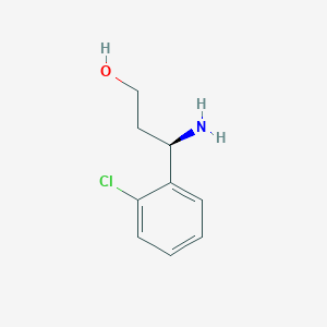 (3R)-3-amino-3-(2-chlorophenyl)propan-1-ol