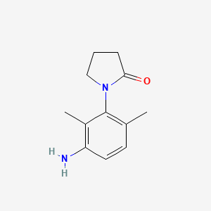 1-(3-Amino-2,6-dimethylphenyl)pyrrolidin-2-one