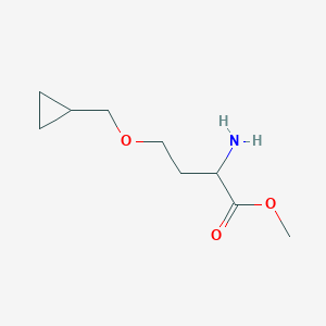 Methyl o-(cyclopropylmethyl)homoserinate