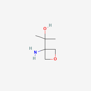 2-(3-Aminooxetan-3-yl)propan-2-ol