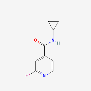 N-cyclopropyl-2-fluoropyridine-4-carboxamide