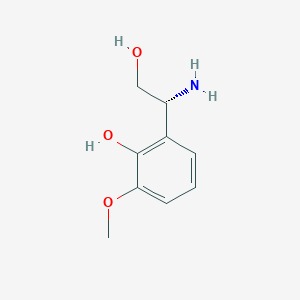 (r)-2-(1-Amino-2-hydroxyethyl)-6-methoxyphenol