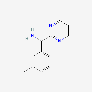 Pyrimidin-2-yl(m-tolyl)methanamine