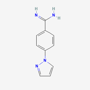 4-(1h-Pyrazol-1-yl)benzimidamide