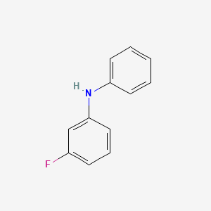 molecular formula C12H10FN B1362259 3-氟二苯胺 CAS No. 500-41-4