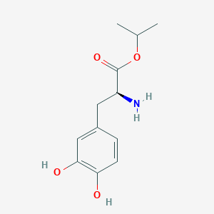 molecular formula C12H17NO4 B136226 左旋多巴异丙酯 CAS No. 110301-07-0