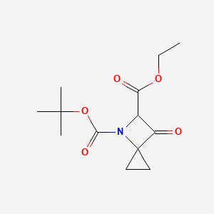 4-Tert-butyl 5-ethyl 6-oxo-4-azaspiro[2.3]hexane-4,5-dicarboxylate