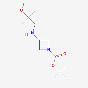 Tert-butyl3-[(2-hydroxy-2-methylpropyl)amino]azetidine-1-carboxylate