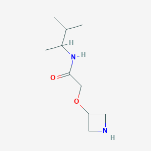 2-(azetidin-3-yloxy)-N-(3-methylbutan-2-yl)acetamide