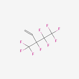 molecular formula C6H3F9 B1362264 3,4,4,5,5,5-Hexafluoro-3-(trifluoromethyl)pent-1-ene CAS No. 239795-57-4