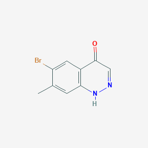 6-Bromo-7-methyl-4-cinnolinol