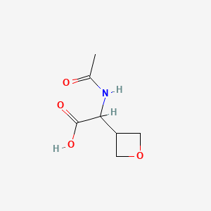 2-Acetamido-2-(oxetan-3-yl)acetic acid