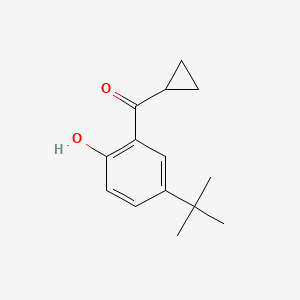 (5-(Tert-butyl)-2-hydroxyphenyl)(cyclopropyl)methanone