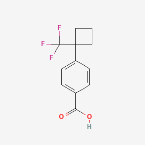 4-[1-(Trifluoromethyl)cyclobutyl]benzoicacid