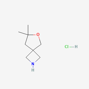 7,7-Dimethyl-6-oxa-2-azaspiro[3.4]octanehydrochloride