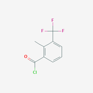 molecular formula C9H6ClF3O B1362273 2-Methyl-3-(trifluoromethyl)benzoyl chloride CAS No. 261952-07-2