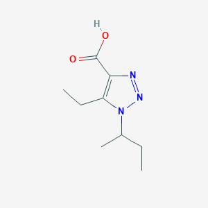 1-(Sec-butyl)-5-ethyl-1h-1,2,3-triazole-4-carboxylic acid